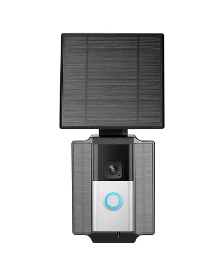 Солнечное зарядное Wasserstein 2,5 Вт для Ring/Wyze, черное