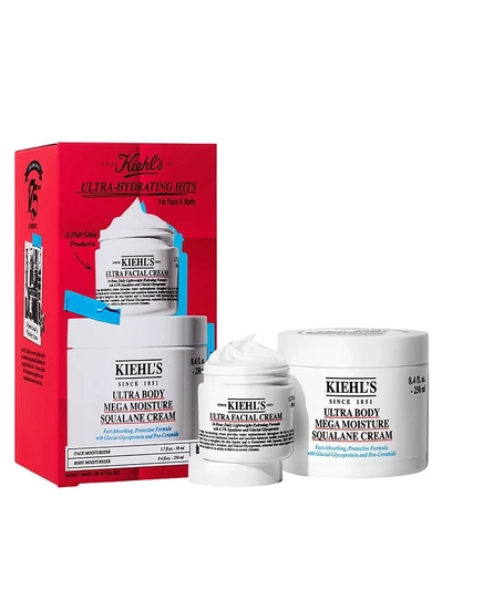 Kiehl's с 1851 года, 2 шт. Набор ультраувлажняющих кремов для лица и тела Hits без цвета