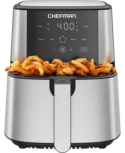 Аэрогриль Chefman TurboFry 5.7 л цифровой, серебристый
