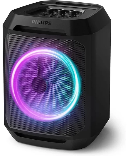 Портативная колонка Philips TAX2208 беспроводная 14 Вт с подсветкой, черная