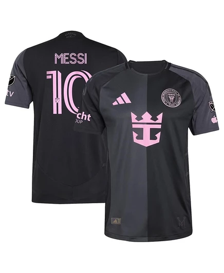 Мужская игровая футболка Adidas Lionel Messi The Fortitude Kit 2025, черная