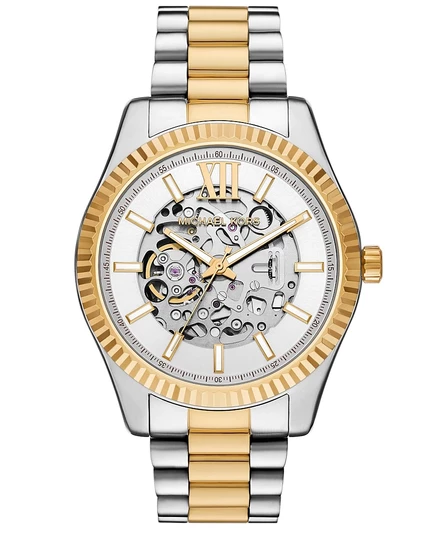 Мужские двухцветные часы Lexington с автоподзаводом из нержавеющей стали Michael Kors, 45 мм, multi