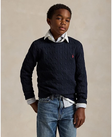 Свитер Polo Ralph Lauren для мальчиков, темно-синий