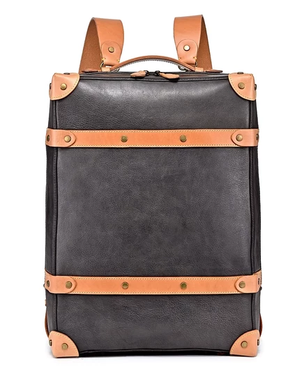 Женский рюкзак Old Trend Speedwell Trunk кожаный, серый