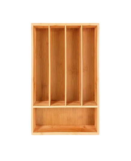 Органайзер для столовых приборов Berghoff Bamboo, 5 секций, 34×21 см, бежевый