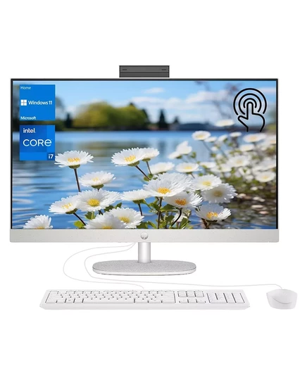  Незаменимый 27-дюймовый универсальный процессор Intel Core i7 1355U 8 ГБ оперативной памяти Intel UHD Graphics 512 ГБ SSD-накопителя Windows 11 Home FHD 60 Гц white