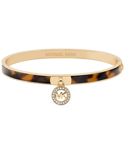 Браслет Michael Kors с черепаховой вставкой, золотой