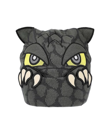 Мужская шапочка с манжетами Peekaboo Claws серого цвета green