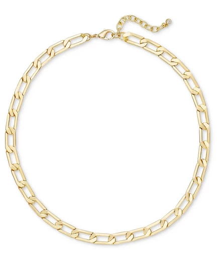 Колье On 34th Chain Link 17″+2″ с удлинителем, золотистое