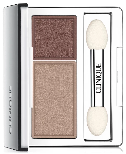 Тени для век Clinique All About Shadow Duo, коричневые