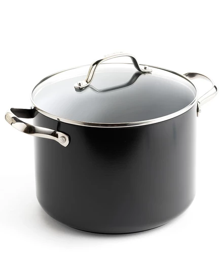 Кастрюля GreenPan Valencia Pro 7,6 л керамическая, серая