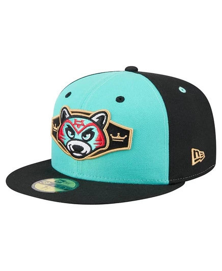 Мужская приталенная шляпа New Era, светло-голубая/черная, Hudson Valley Renegades Copa de la Diversion 59 размера 