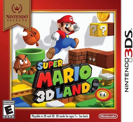 Игра Super Mario 3D Land для Nintendo 3DS, белая