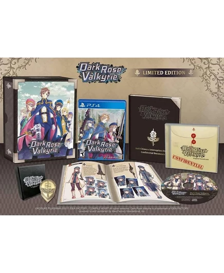 Игра Sega Dark Rose Valkyrie коллекционная для PS4/PS Vita