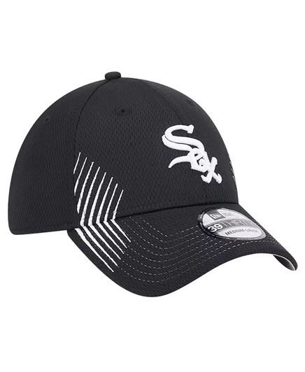 Мужская черная кепка Chicago White Sox Active Dash Mark 39 THIRTY Flex от New Era black
