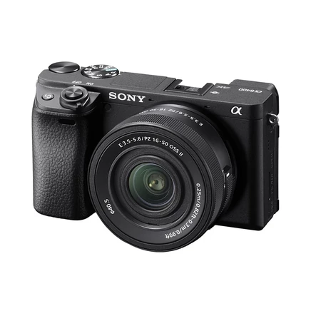 Беззеркальный Sony Alpha a6400 с объективом 16–50 мм, черный
