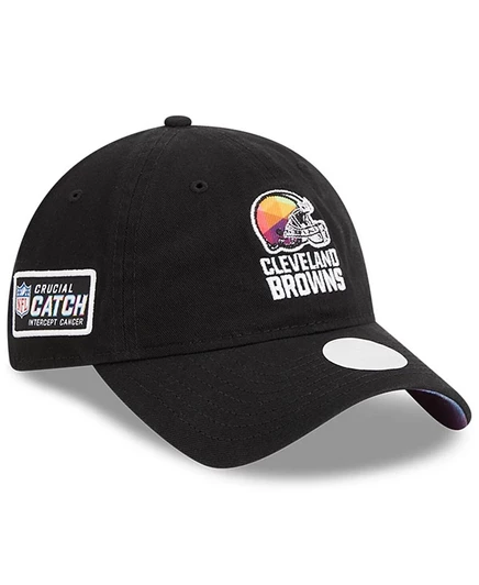 Женская кепка New Era 9TWENTY Cleveland Browns, черная