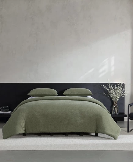 Матрац Vera Wang с резными линиями, 3 шт. Комплект пододеяльников, Queen