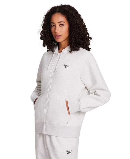 Женская толстовка Reebok Vector на молнии, бежевая