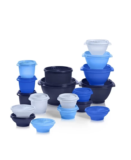 Набор контейнеров Tupperware Heritage 36 шт., синий