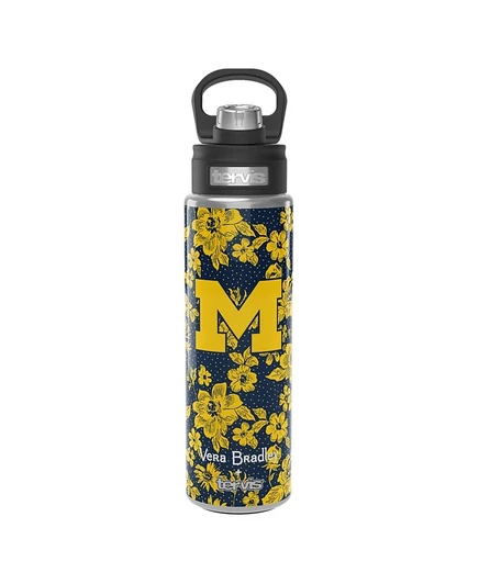 Бутылка Vera Bradley x Tervis 710 мл с крышкой, желтая
