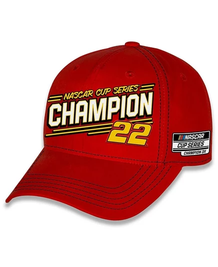 Мужская бейсболка Team Penske Joey Logano 2024, красная