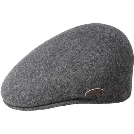 Мужская кепка Kangol Wool 504 с откидными ушами, серая