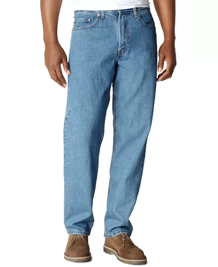 Джинсы Levis Mens Big & Tall 550 свободного кроя medium stonewash
