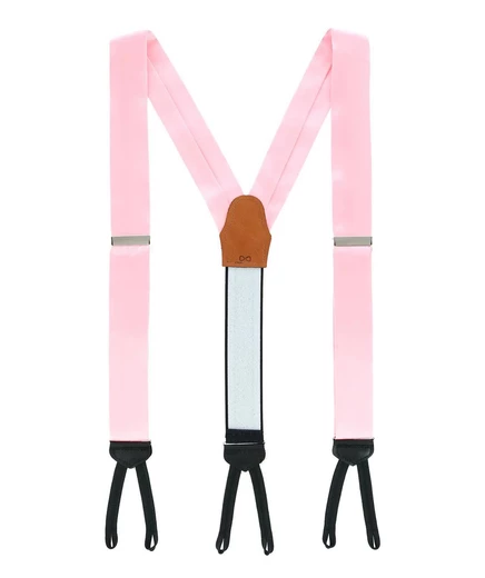 Мужские строгие подтяжки TRAFALGAR из однотонного шелка Sutton pink