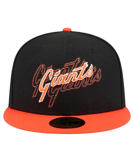 Мужская черная кепка San Francisco Giants Shadow Stitch  black