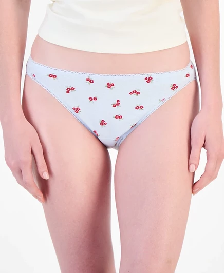 Женские трусы-бикини Charter Club Everyday Cotton, голубые
