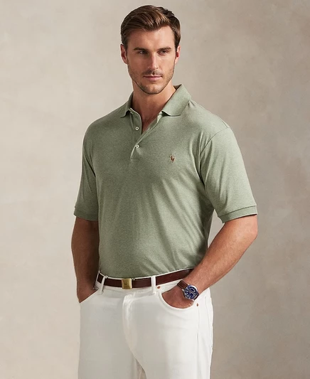 Мужское поло Polo Ralph Lauren 2L, зеленое (2)