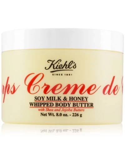 Крем Kiehl's Creme de Corps Soy & Honey, 227 г, белый