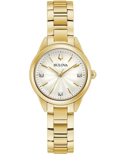 Женские часы Bulova Sutton, 28 мм, золотистые