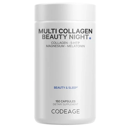 Добавка Codeage Multi Collagen Beauty Night, 150 капсул