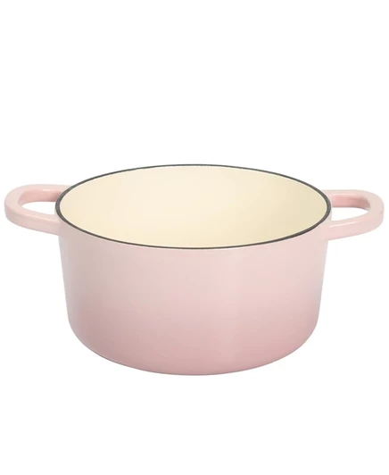 Эмалированная чугунная жаровня Crock-Pot Artisan 2,8 л, розовая