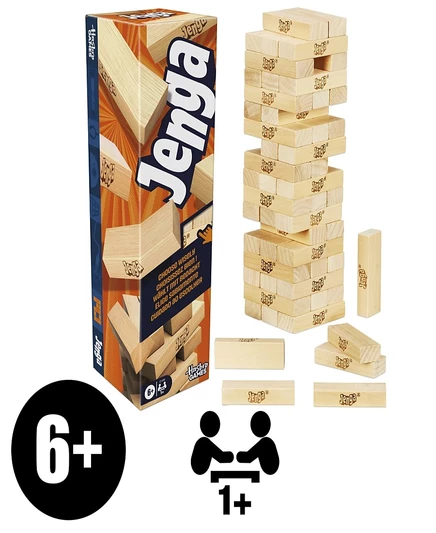 Настольная игра Jenga классическая, разноцветная