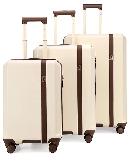 Набор чемоданов ELLE Luxe Journey 3 предмета, бежевый