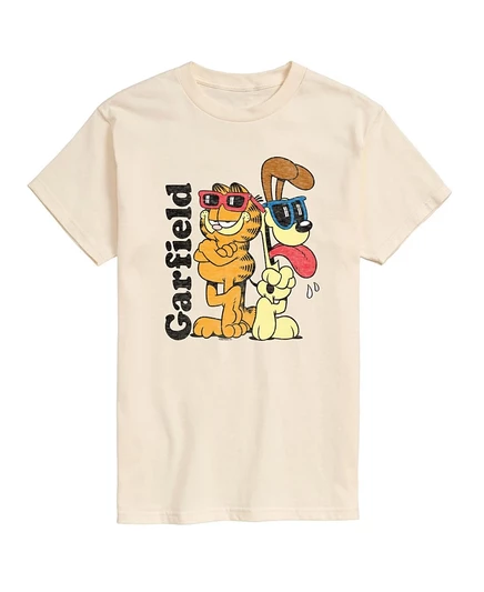 Женская футболка Hybrid Apparel Garfield, бежевая