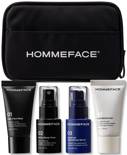 Мужской набор ухода HommeFace из 5 предметов, дорожный