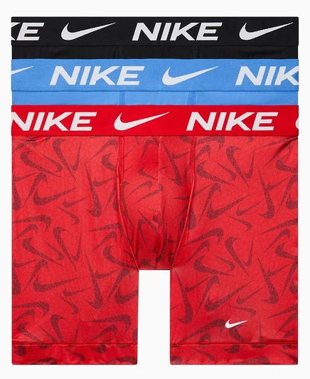 Мужские боксеры Nike DRI-FIT, 3 шт., красные/голубые/черные