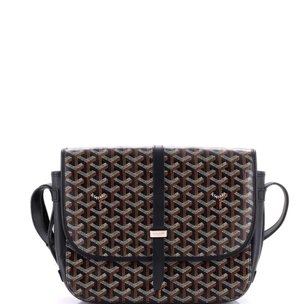 Женская сумка-мессенджер Pre-Owned Goyard Belvedere II, черная