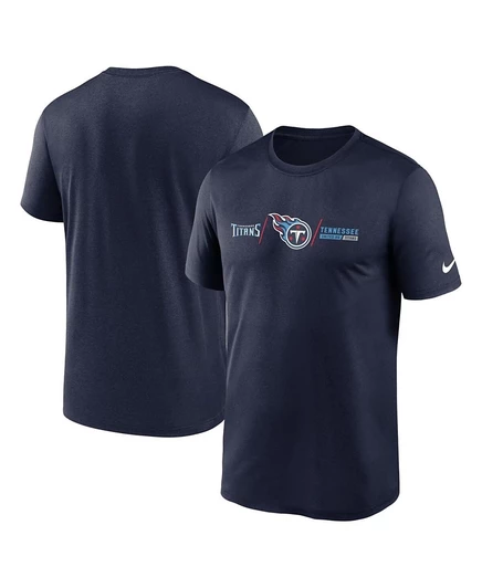 Мужская футболка Nike Tennessee Titans Legend, темно-синяя