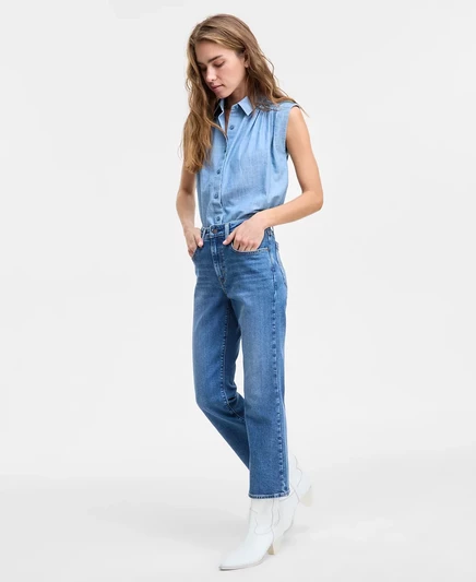 Женские джинсы Levi's 725 с высокой посадкой, расклешенные