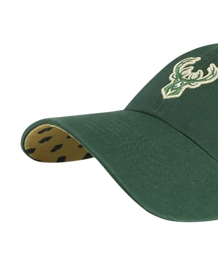 Женская шляпа Hunter Green Milwaukee Bucks Confetti 47-го года выпуска с регулируемым нижним козырьком и отделкой от конфетти hunter green
