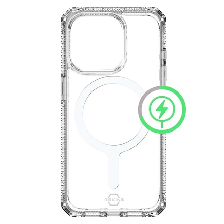 Чехол ITSKINS Hybrid_R для iPhone 15 Pro Max, прозрачный