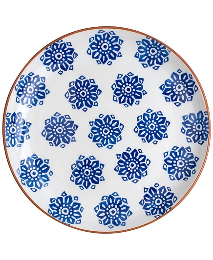 Сервировочное блюдо Euro Ceramica Costa Azul 38×5 см, синее
