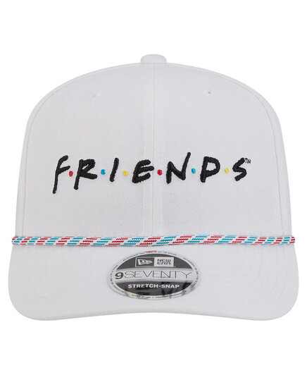 Мужская шапка New Era White Friends Rope 9SEVENTY с регулируемой по длине застежкой-молнией white