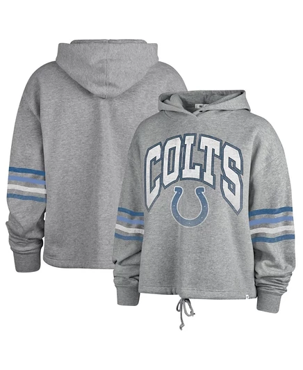 Женское худи '47 Brand Upland Bennett Colts, серое
