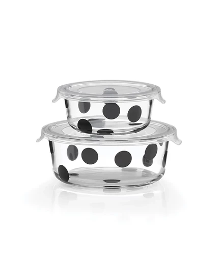 Набор контейнеров Kate Spade New York Deco Dot, 2 шт., белый